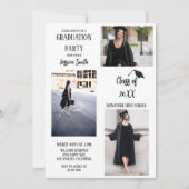 Moderne Hochschule für Ankündigung von Foto Collag (Rückseite)