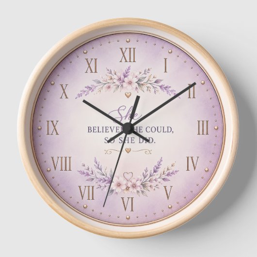 Moderne Hochwertige Wanduhr (Vorderseite)