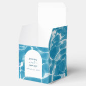 Moderne Hochzeit am Blue Ocean Beach Geschenkschachtel (Geöffnet)