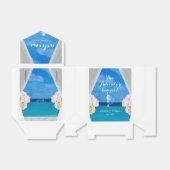 Moderne Hochzeit am Blue Ocean Beach Geschenkschachtel (Ungefaltet)
