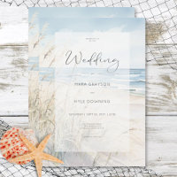 Moderne Hochzeit am Strand