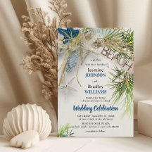 Moderne Hochzeit am Strand