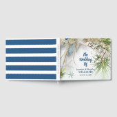 Moderne Hochzeit am Strand Gästebuch (Voll)