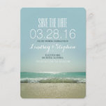 Moderne Hochzeit am Strand sparen die Terminkarten Save The Date<br><div class="desc">Moderne und stilvolle Hochzeiten am Strand sichern die Dattelkarten mit schönen aquamarinen Meereswellen,  blauem türkisfarbenem Himmel und taupe Sand am Meer. Ideal auch für das Ziel Save the Date.</div>