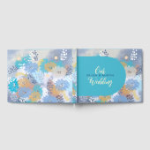 Moderne Hochzeit an der Küste von Tropical Gästebuch (Voll)