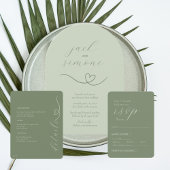 Moderne Hochzeit | Arch Invites | Lichtbild Einladung