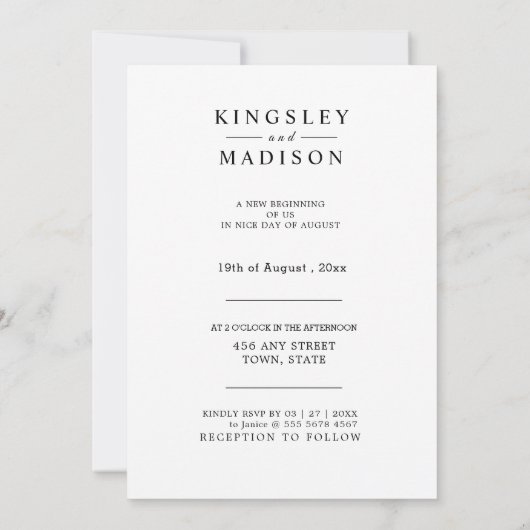 Moderne Hochzeit bei Händen speichern das Datum Save The Date (Rückseite)