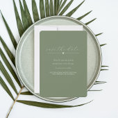 Moderne Hochzeit | Datum freihalten | Dunkle Sage Save The Date