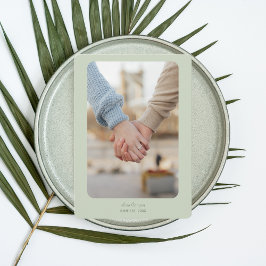 Moderne Hochzeit | Datum freihalten | Lichtbild Save The Date