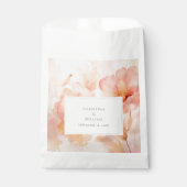 Moderne Hochzeit der Blume Wasserfarben Geschenktütchen (Vorderseite)