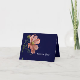 Moderne Hochzeit der Blumenflotte im Foto Dankeskarte