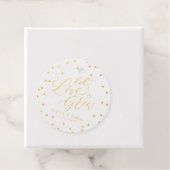 Moderne Hochzeit der Kalligraphie "Lass Liebe wach Geschenkanhänger (Mit Box)