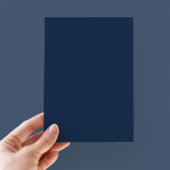 Moderne Hochzeit der Navy Einladung