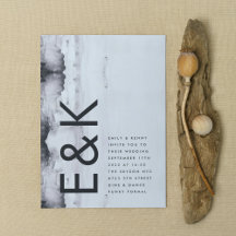 Moderne Hochzeit der Tintenkunst