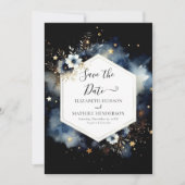 Moderne Hochzeit der Wasserfarben Save The Date (Vorderseite)