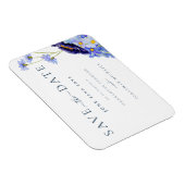 Moderne Hochzeit der Wildblume Magnet (Rechte Seite)