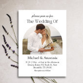 Moderne Hochzeit des Boho Boho arch Fotos Einladung