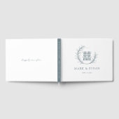 Moderne Hochzeit des chinesischen Doppelglücks Gästebuch (Voll)