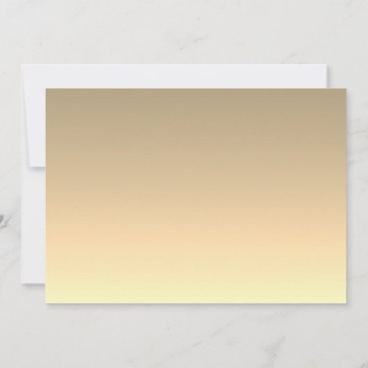 Moderne Hochzeit des Goldenen Herzens mit blauem F Einladung (Rückseite)