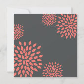 Moderne Hochzeit Einladung // Posh Petals // Papay (Rückseite)