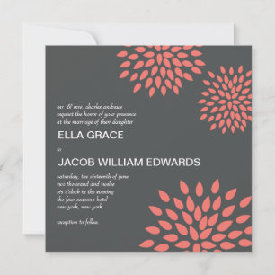 Moderne Hochzeit Einladung // Posh Petals // Papay