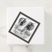 Moderne Hochzeit Elephant Vielen Dank Geschenkanhänger (Beispiel)