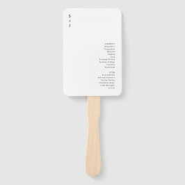 Moderne Hochzeit Fächer