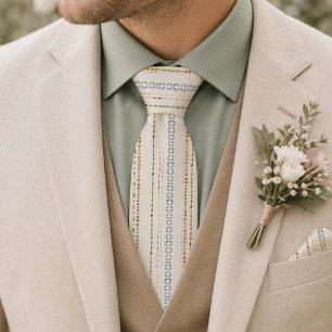 Moderne Hochzeit Fliege im Folk Stil   Staubblau S Krawatte