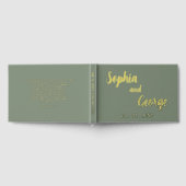 Moderne Hochzeit Gästebuch (Voll)