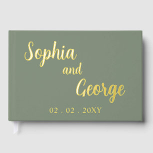 Moderne Hochzeit Gästebuch