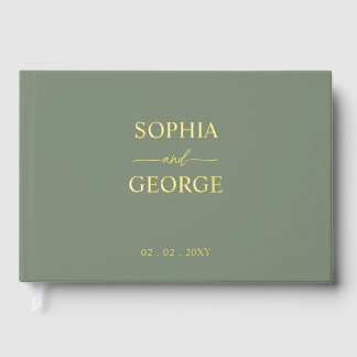 Moderne Hochzeit Gästebuch