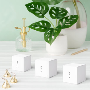 Moderne Hochzeit Geschenkschachtel