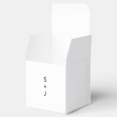 Moderne Hochzeit Geschenkschachtel (Geöffnet)