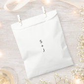 Moderne Hochzeit Geschenktütchen (Ausgeschnitten)