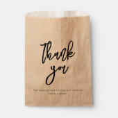 Moderne Hochzeit Geschenktütchen (Vorderseite)