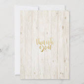 Moderne Hochzeit Goldene Ananas Ehepaar Rustikales Einladung (Rückseite)