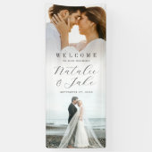 Moderne Hochzeit im eleganten Foto Banner (Vertikal)
