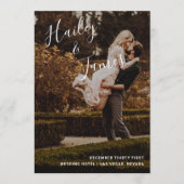 Moderne Hochzeit im eleganten Foto Programm (Vorderseite)