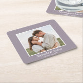 Moderne Hochzeit im Foto Rechteckiger Pappuntersetzer (angewinkelt)