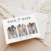 Moderne Hochzeit im Foto Save The Date