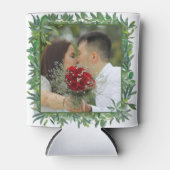 Moderne Hochzeit im Grünen Dosenkühler (Vorderseite)