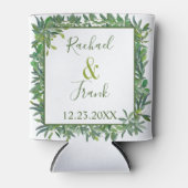 Moderne Hochzeit im Grünen Dosenkühler (Vorderseite)