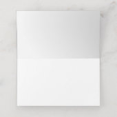 Moderne Hochzeit im Grünen Platzkarte (Innenseite Aufgefaltet)