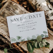 Moderne Hochzeit im Grünen Save The Date
