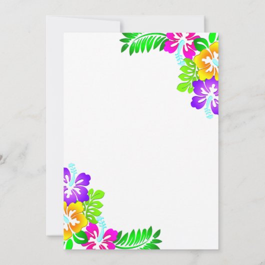 Moderne Hochzeit im tropischen botanischen Garten Save The Date (Rückseite)