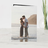 Moderne Hochzeit in Schwarz und Weiß Einladung (Rückseite)