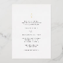 Moderne Hochzeit in Schwarz und Weiß