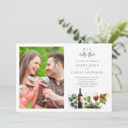 Moderne Hochzeit in Urlaubsort Einladung (Stehend Vorderseite)