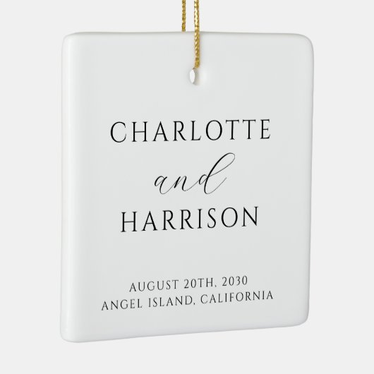 Moderne Hochzeit Keramikornament (Rechts)