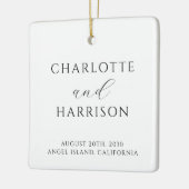 Moderne Hochzeit Keramikornament (Links)